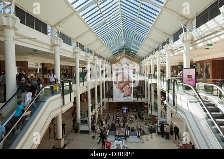 Il centro di Canberra - un popolare centro commerciale per lo shopping nel quartiere di civica. Canberra, Australian Capital Territory (ACT), Australia Foto Stock