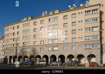 Vienna, Austria, nel distretto di Vienna Margareten Herweghhof Foto Stock