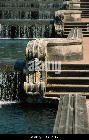 Reggia di Caserta Fontana di Eolo, Caserta, Italia. Foto Stock