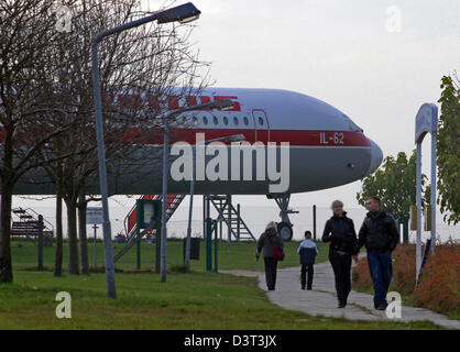 Stölln Germania, la IL-62 Lady Agnes Inter volo sul Segelfluggelaende Foto Stock