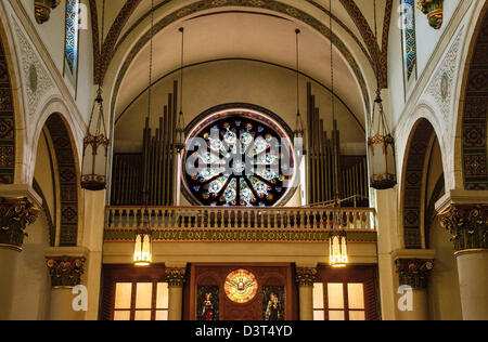 Basilica Cattedrale di San Francesco di Assisi, Santa Fe, New Mexico Foto Stock