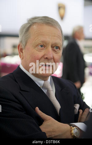 Amburgo, Germania, il Dott. Wolfgang Porsche, Presidente del Consiglio di Sorveglianza di Porsche Automobil Holding Foto Stock