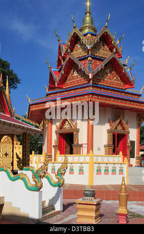 Malaysia, Penang, Georgetown, Wat Chayamangkalaram, Foto Stock