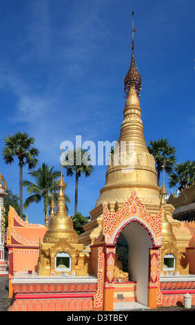 Malaysia, Penang, Georgetown, Dhammikarama Tempio buddista birmano, Foto Stock