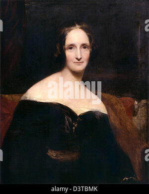 Mary Shelley, autore del romanzo gotico Frankenstein Foto Stock