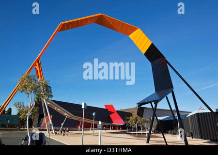 Entrata al Museo Nazionale dell'Australia. Canberra, Australian Capital Territory (ACT), Australia