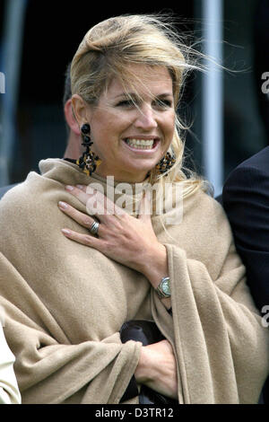 La principessa Maxima visiti il centro Artico, dove la coppia reale esplorato una tempesta di neve artificiale, in Christchruch, Nuova Zelanda, giovedì, 02 novembre 2006. La principessa Maxima e il principe Willem-Alexander successivamente visitato Christchurch del Centro di Arti e unito a una partita di rugby locale club costituito da 10-year-old boys. Foto: Albert Nieboer (Paesi Bassi) Foto Stock