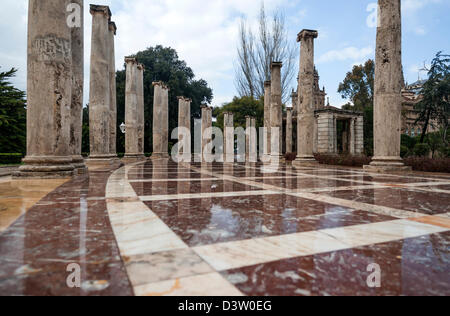 La Joan Maragall giardini in montjuic,Barcelona Foto Stock