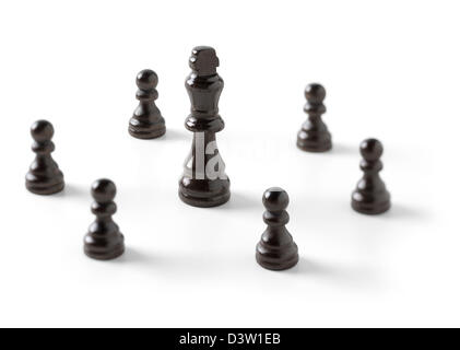 Re e pegni Foto Stock