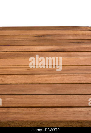 Terrazza in legno piano Foto Stock