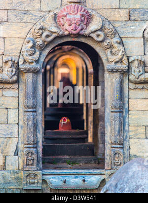 Pashupati tempio complesso, Kathmandu, Nepal Foto Stock