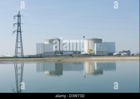 Fessenheim, Francia, la centrale nucleare di Fessenheim Foto Stock