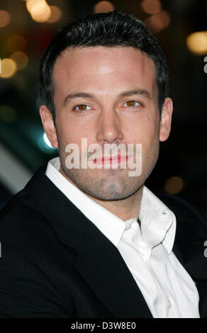 Noi attore Ben Affleck arriva alla premiere del suo film "mokin' Aces' in Hollywood, CA, Stati Uniti, giovedì, 18 gennaio 2007. Foto: Hubert Boesl Foto Stock