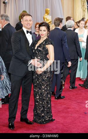 Febbraio 24, 2013 - Los Angeles, California, Stati Uniti d'America - Channing Tatum e moglie JENNA DEWAN TATUM.ottantacinquesimo Academy Awards / Oscar.Dolby Theatre.Hollywood, CA.24 febbraio 2013.(Immagine di credito: © Roger Harvey/Globe foto/ZUMAPRESS.com) Foto Stock