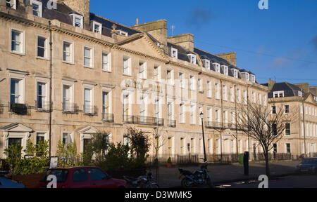 Pratt's Hotel in South Parade terrazza georgiana costruita intorno al 1743 da John Wood il sambuco, bagno, Somerset, Inghilterra Foto Stock