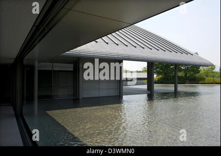 Sagawa Art Museum di Moriyama è un edificio di stile contemporaneo con permanente e temporanea scultura moderna e mostre di pittura. Foto Stock