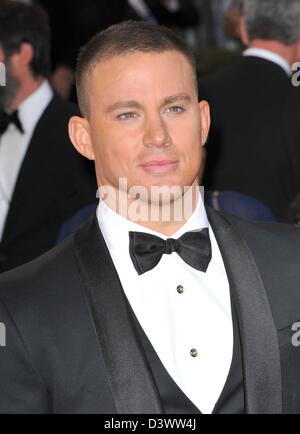 Los Angeles, California, Stati Uniti 24 Febbraio, 2013. Channing Tatum presso gli arrivi per l'ottantacinquesimo annuale di Academy Awards Oscars 2013, Dolby Theatre di Hollywood & Highland Center, Los Angeles, CA. 24 febbraio 2013. Foto di: Elizabeth Goodenough/Everett raccolta/Alamy Live News Foto Stock