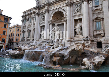 Trevi,Fontana, Roma, Italia, Piazza di Trevi Foto Stock