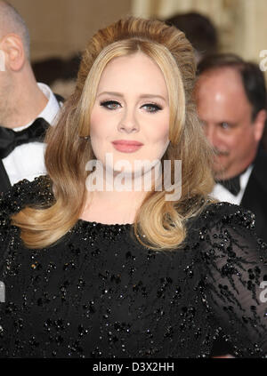 ADELE 85TH ACADEMY AWARDS ARRIVI DOLBY Theatre di Los Angeles California USA 24 febbraio 2013 Foto Stock