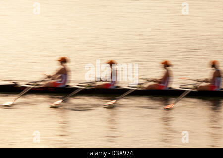 Canada,Ontario,Saint Catharines, il Royal Henley Regatta, vogatori Foto Stock