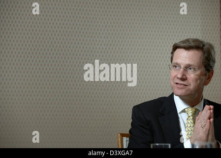 Berlino, Germania, il Ministro degli esteri Guido Westerwelle, della FDP Foto Stock