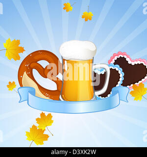 Oktoberfest sfondo Foto Stock