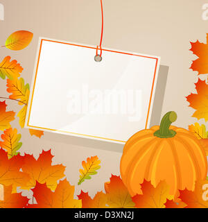 Sfondo autunnale Foto Stock