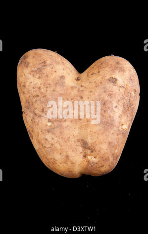 A forma di cuore ad Potato Foto Stock