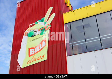 Billa shopping center Praga Repubblica Ceca Foto Stock