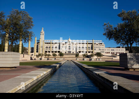 Estadi Olímpic Lluís Companys - Stadio Olimpico di Montjuic, Barcellona, Spagna, Europa Foto Stock