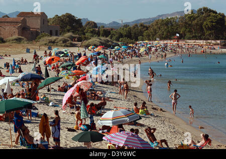 Pula, Italia, vista mare Foto Stock