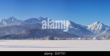 Allgaeu im inverno - Allgaeu in inverno 01 Foto Stock
