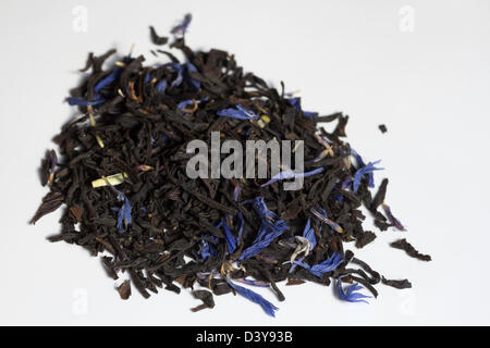 Earl Grey blu francese tè (il bergamotto e il fiordaliso, da Mariage Frères) Foto Stock