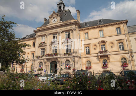 L' Hotel de Ville a Meaux, Seine-et-Marne, Île-de-France, nei pressi di Parigi, Francia. Foto Stock