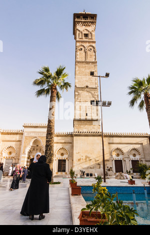 Aleppo Grande Moschea, Siria Foto Stock