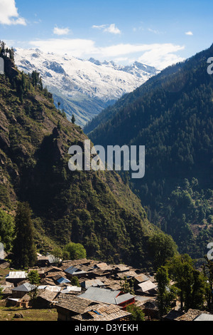 Malana village, Himachal Pradesh, India Foto Stock