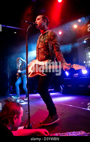 Settembre 05, 2012 - Il rock inglese Bush Band suona presso il music club Alcatraz, Milano, Italia Foto Stock