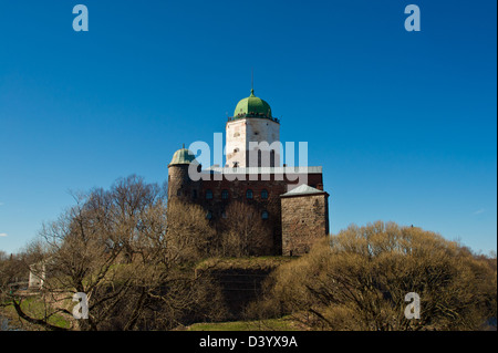 L antico castello città nella città di Vyborg Foto Stock