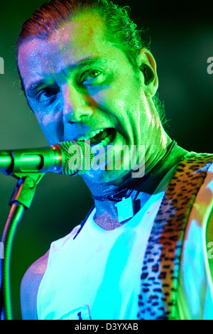 Settembre 05, 2012 - Il rock inglese Bush Band suona presso il music club Alcatraz, Milano, Italia Foto Stock