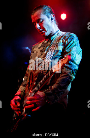 Settembre 05, 2012 - Il rock inglese Bush Band suona presso il music club Alcatraz, Milano, Italia Foto Stock