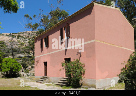 Italia Toscana Isola di Montecristo museo Parco Nazionale Arcipelago Toscano Foto Stock