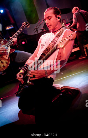 Settembre 05, 2012 - Il rock inglese Bush Band suona presso il music club Alcatraz, Milano, Italia Foto Stock