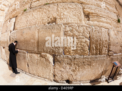 Muro occidentale di Gerusalemme, Israele Foto Stock