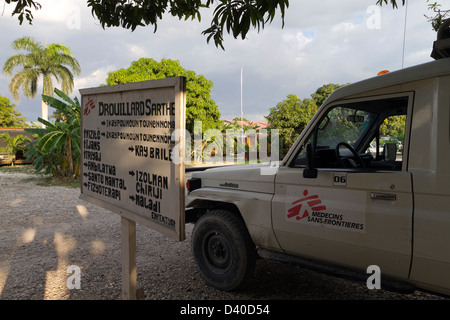 Ospedale Drouillard MSF Port-au-Prince, Haiti Foto Stock