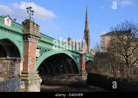 Zona di Kelvinbridge, Glasgow, Scotland, Regno Unito Foto Stock