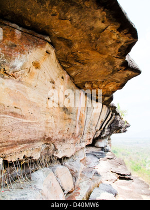 Pha Taem National Park in Ubon Ratchathani provincia, Thailandia Foto Stock