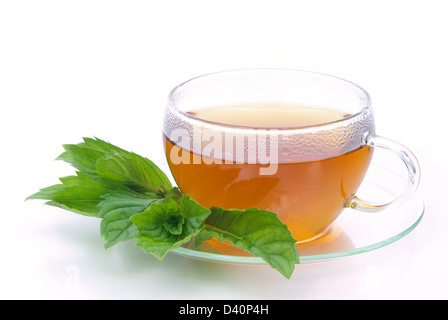 Tee Pfefferminze - tea Menta piperita 06 Foto Stock