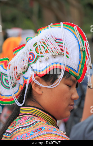 Cina Yunnan, Yuanyang, Hani minoranza etnica, persone, Foto Stock