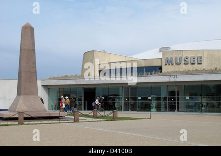 Il D-Day,museo dello sbarco a Utah beach,Sainte-Marie-du-Mont,Manche,Normandia, Francia,SECONDA GUERRA MONDIALE Foto Stock