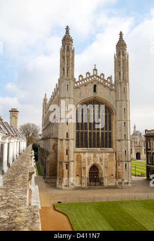 Kings College Chapel, Università di Cambridge, Inghilterra, Regno Unito Foto Stock